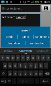 Ice Cream Sandwich Keyboard