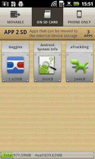 App 2 SD Pro (move apps to SD)