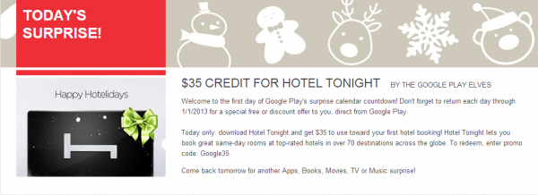 35 Credit For Hotel Tonight