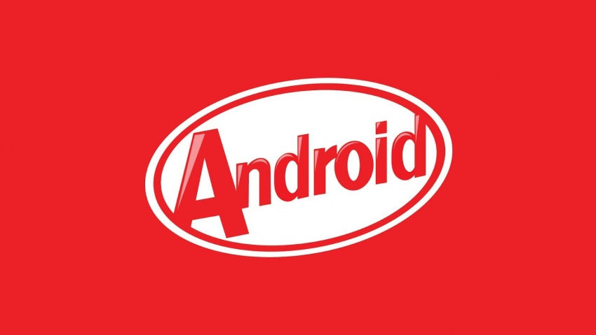 android kitkat big logo
