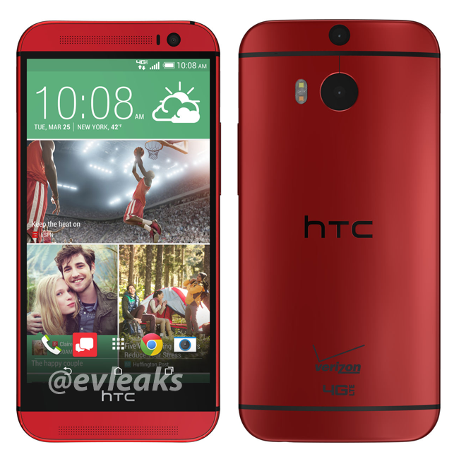 HTC One (M8) red