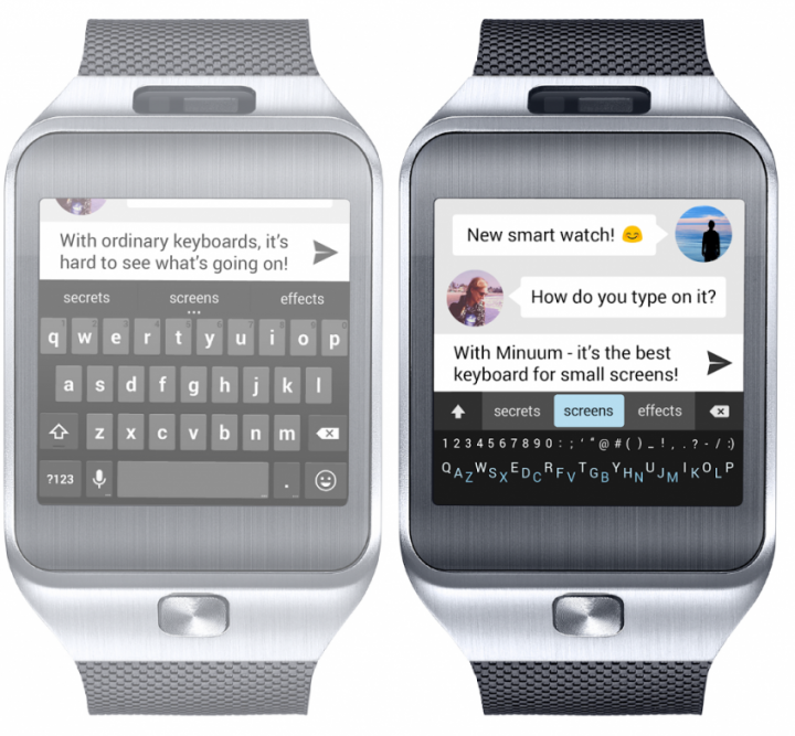 Minuum Keyboard - Android Wear
