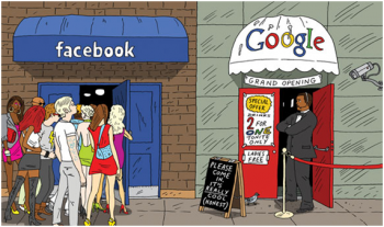 Google-plus-vs-Facebook