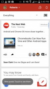google+ chromecast