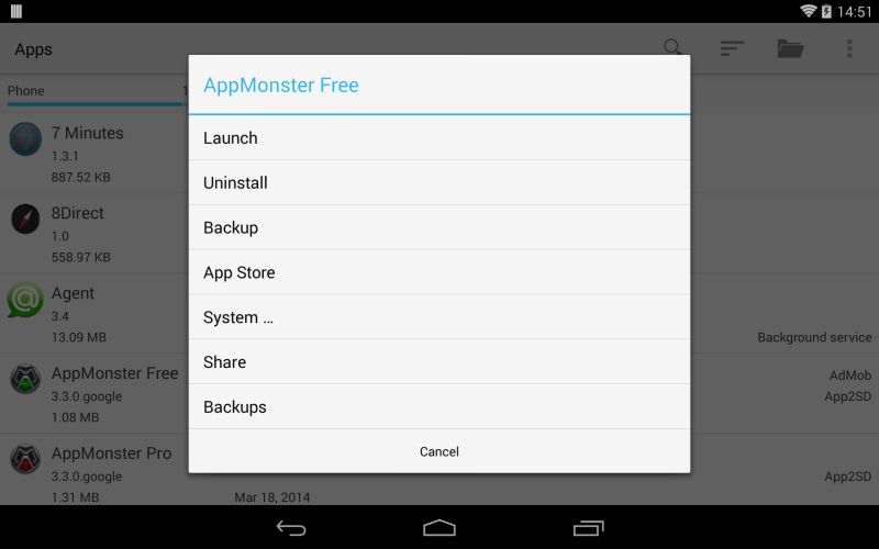 AppMonster Pro Backup Restore 2